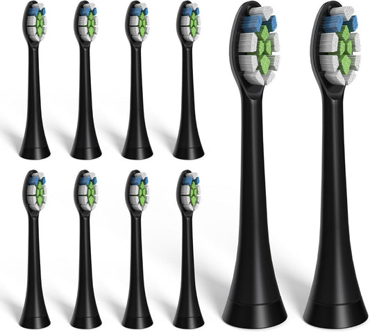 For Silk'n Silkn SonicSmile Deluxe / SonicSmile  Toothbrush Heads,10Pack  