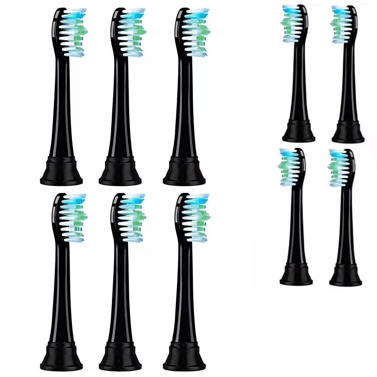 10 Pack Toothbrush Brush Heads Compatible with SAKYPRORAL G5S & T2 Max
