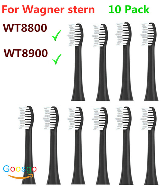 For Wagner Stern Whiten+ Edition / WT8800 /WT8900 -- Toothbrush Heads,10Pack  