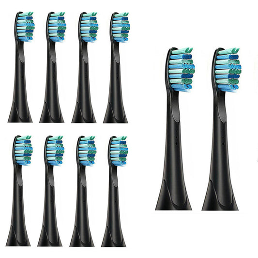 For GLAMORORAL Brush Heads ,10Pack  BLACK