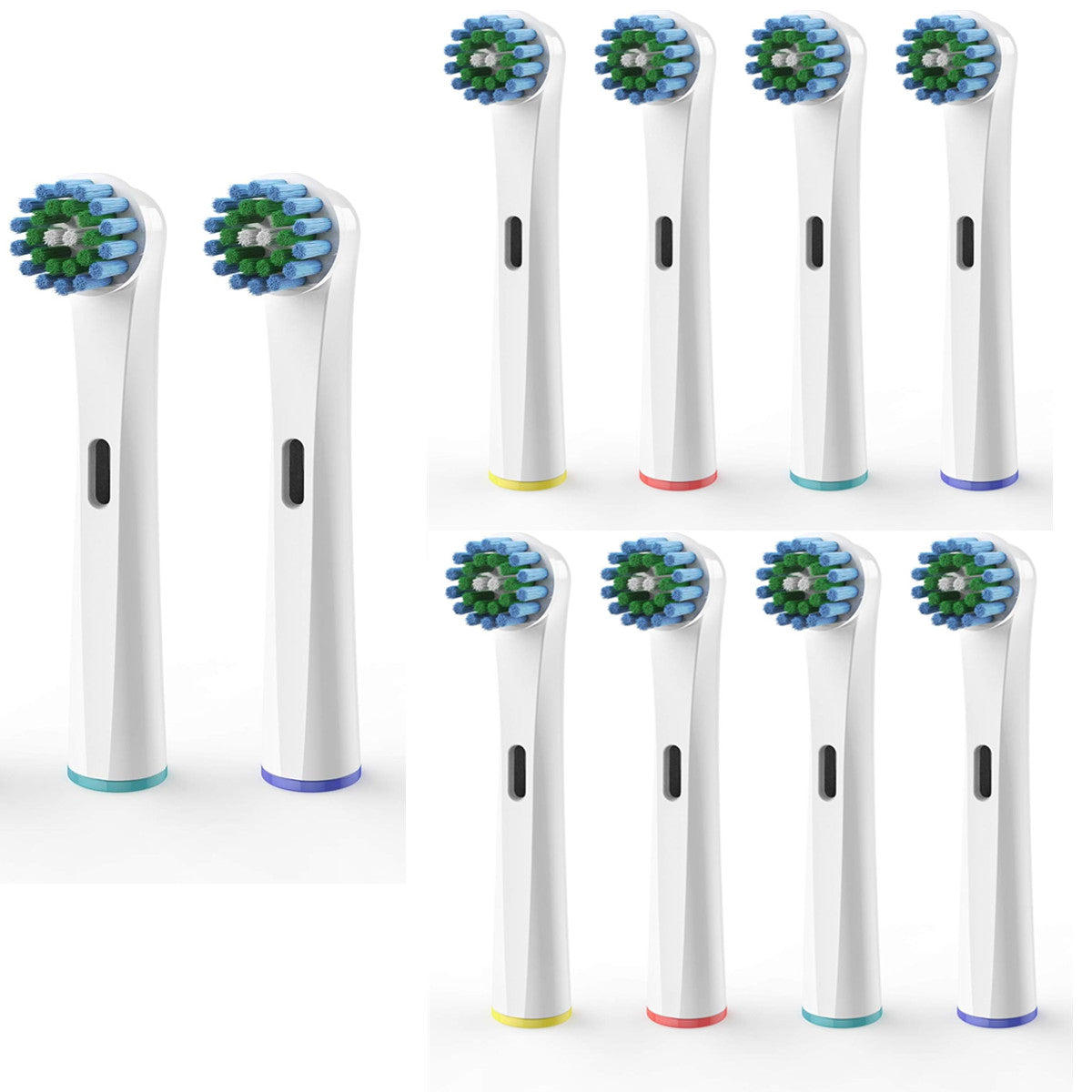 For Nevadent NZAOT/ NZAOD /NZAODK 600 A1 ,NZB3C1,NAZ3.7A1 Brush Heads ,10Pack 