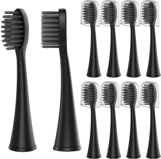 10x Toothbrush Heads compatible with BRÜUSH / BRUUSH Electric Toothbrush