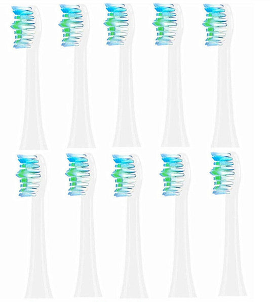 For mitimi d36 model Brush Heads ,10Pack  WHITE