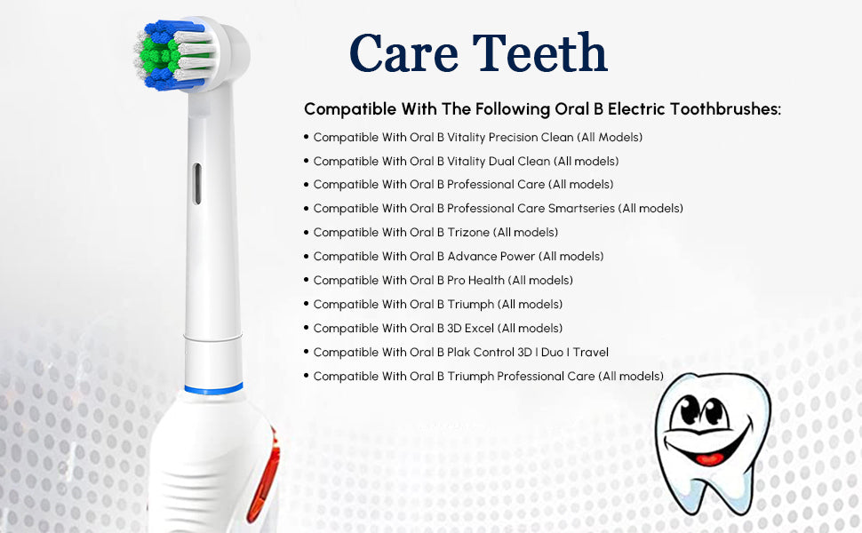 for Oral B Toothbrush Heads 10Pack Refill Pro 500/1000/1500/3000/3757/5000/7000/7500/8000