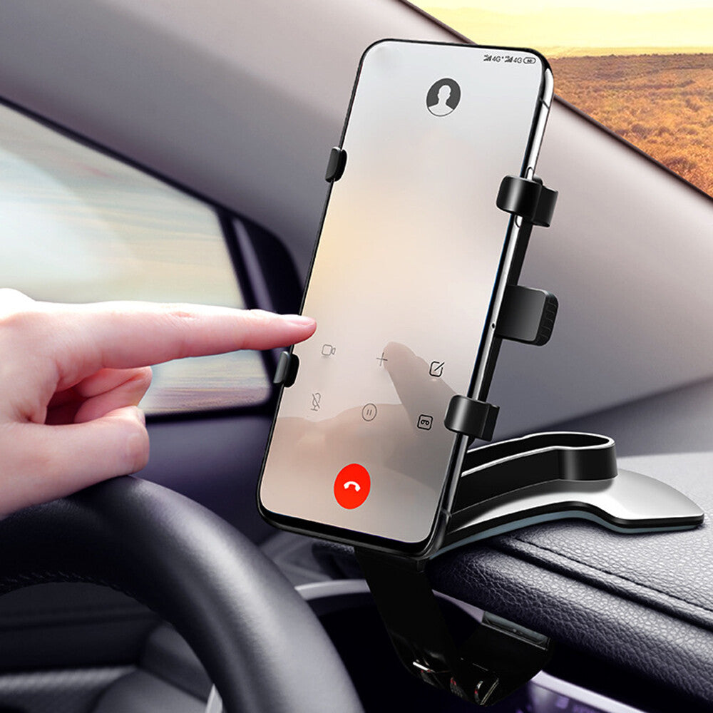 Car Mount Holder Car Dashboard Sun Visor Mirror Stand For Mobile Cell Phone 360°