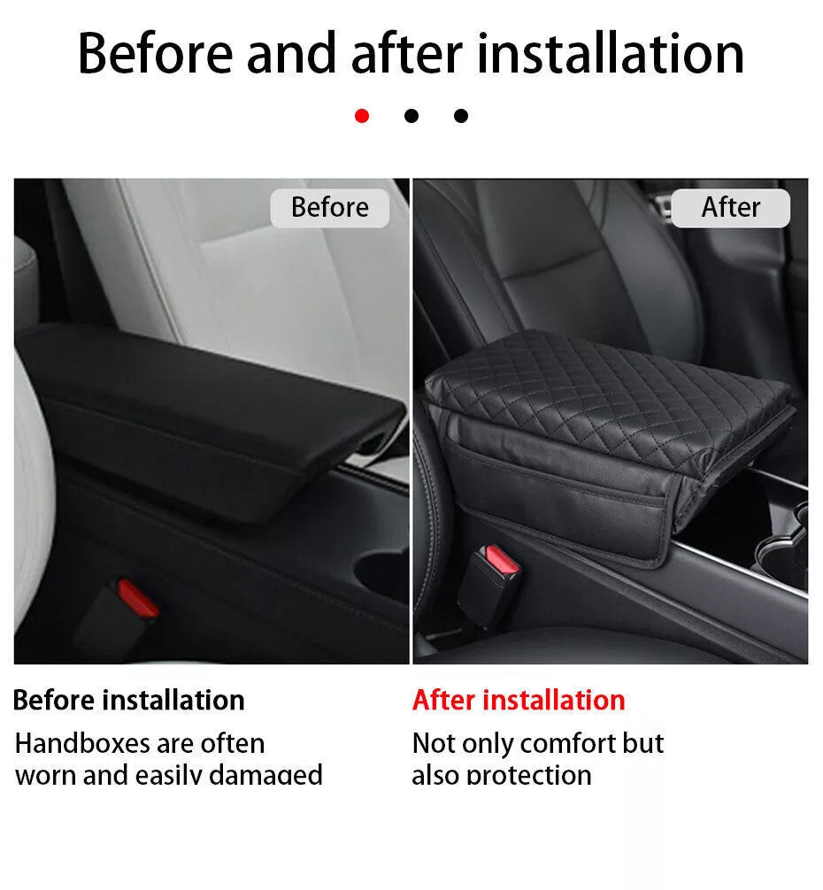 Car Accessories Auto Armrest Cushion Cover Center Console Box Pad Protector USA