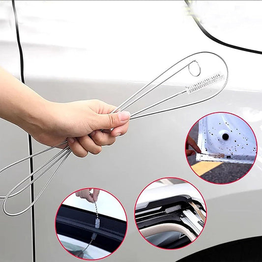 150CM Flexible Car Drain Dredge Sunroof Cleaning Scrub Brush Tool Accessories