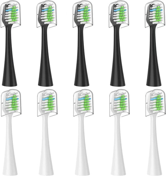 For Aquasonic Duo & Home Dental Center Brush Heads,10 Pack