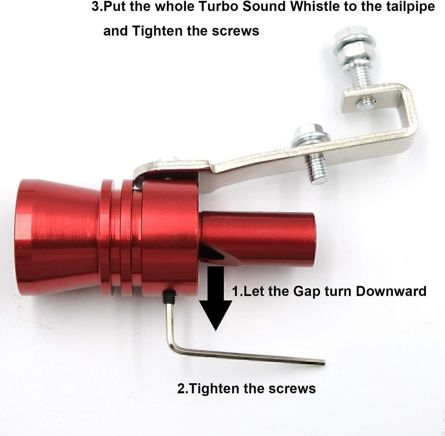 Aluminum Blow Off Valve Noise Turbo Sound Whistle Muffler Tips Car Accessories