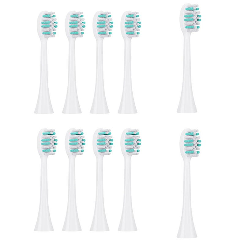10Pack Toothbrush Heads compatible with Mitimi D36, ,NOT FOR other model