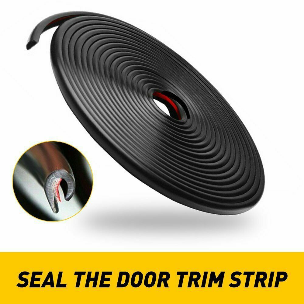 32ft U-Shape Car Door Edge Guard Molding Trim Rubber Edge Strip Seal Protector