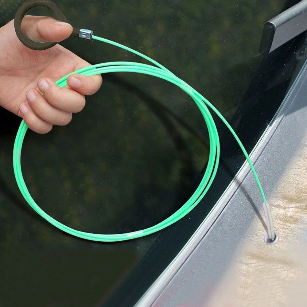 9.85ft Car Parts Clean Tool Drain Dredge Sunroof Cleaning Brush Auto Accessories