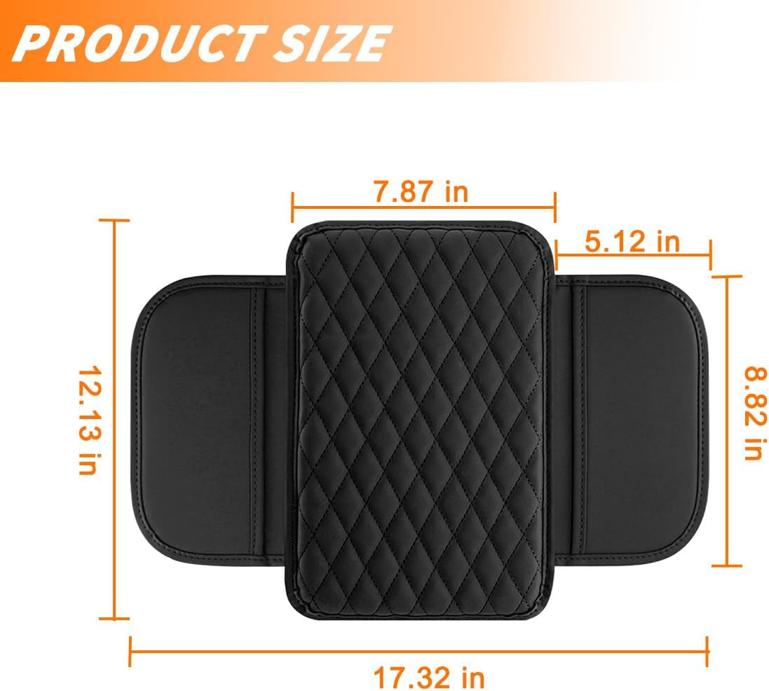 Car Accessories Auto Armrest Cushion Cover Center Console Box Pad Protector USA