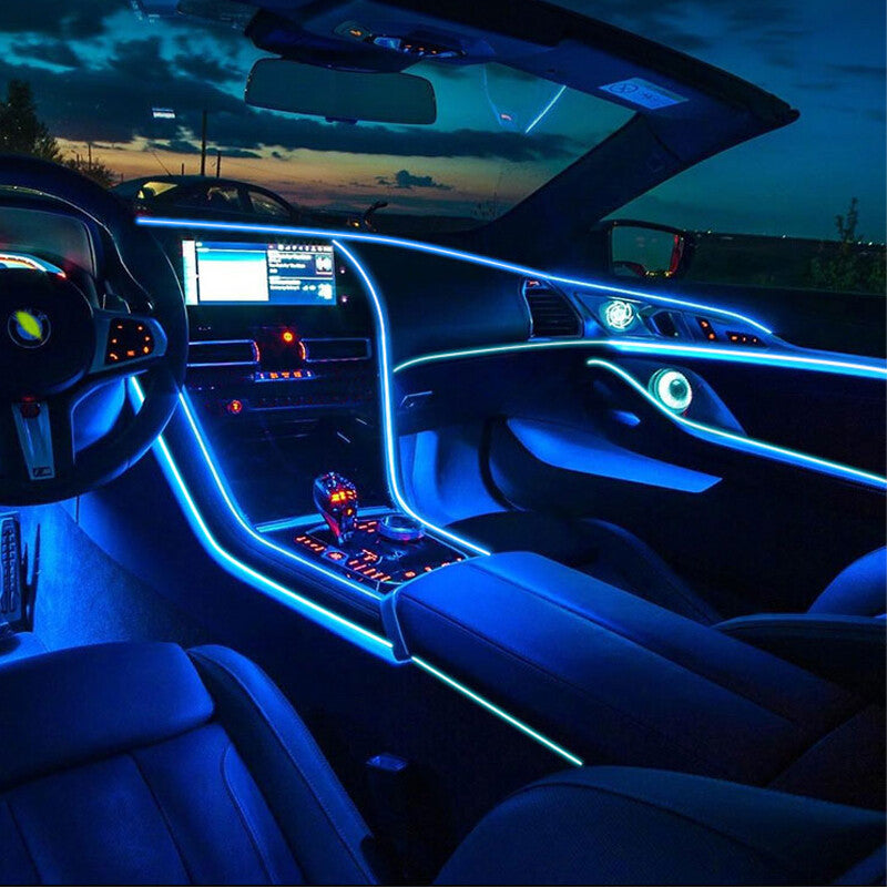 LED Car Interior Strip Light Atmosphere Neon Glow APP-Control Ambient Light Kit