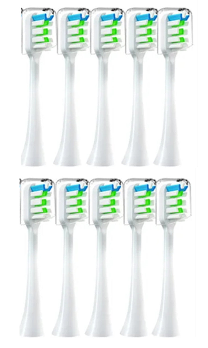 For Phniti -Serial El006 white Toothbrush Heads,10Pack