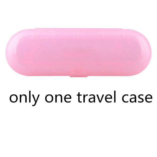 Portable Travel Case for Oral B Electric Toothbrush Handle Storage Anti-Dust Box “Pink color”