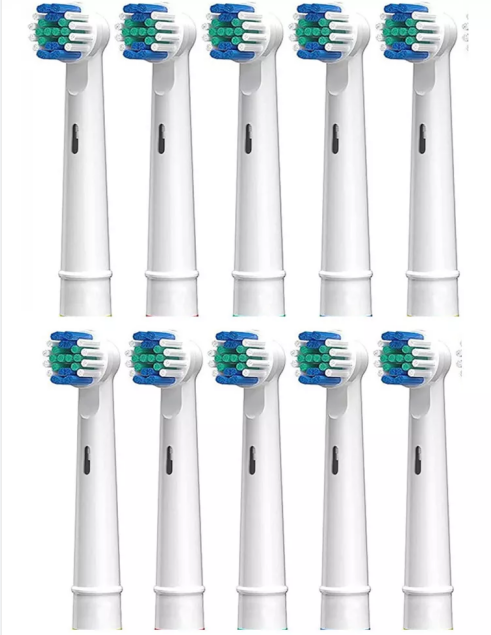 For Jordan Clean Smile Electric Toothbrush -- Toothbrush Heads,10Pack ﻿ ﻿