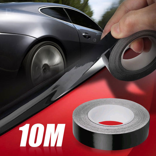 2cm X 10M Car Window Trim Vinyl Film Door Waistline Sticker Accessories Black