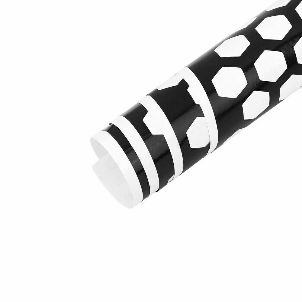 2x Car Rear Tail Light Cover Black Honeycomb Sticker Tail-lamp Decal Accessories