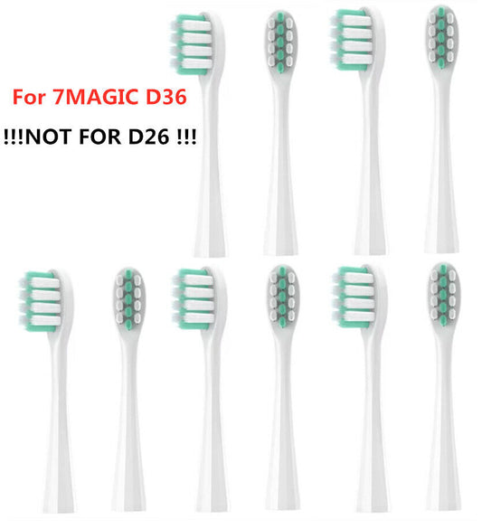 for 7MAGIC D36 Toothbrush Heads  ﻿10Pack