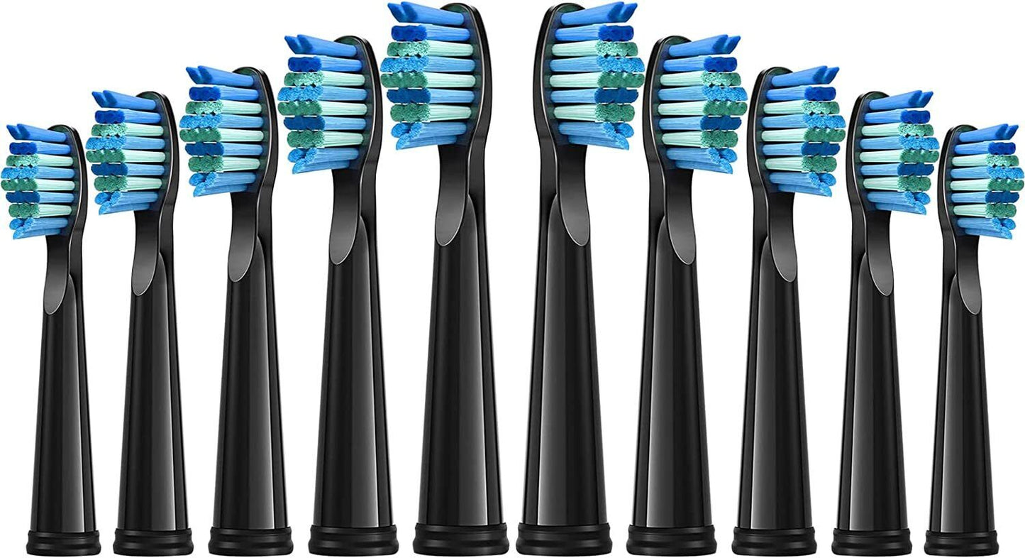 Toothbrush Heads Compatible with DrDent / Dr.Dent 10 Pack