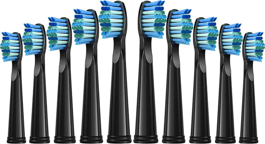 Toothbrush Heads Compatible with DrDent / Dr.Dent 10 Pack