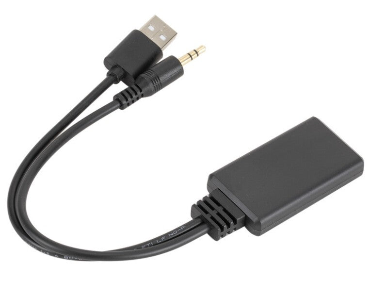 Wireless Bluetooth AUX Audio Receiver Adapter Car Interior Accessories Universal