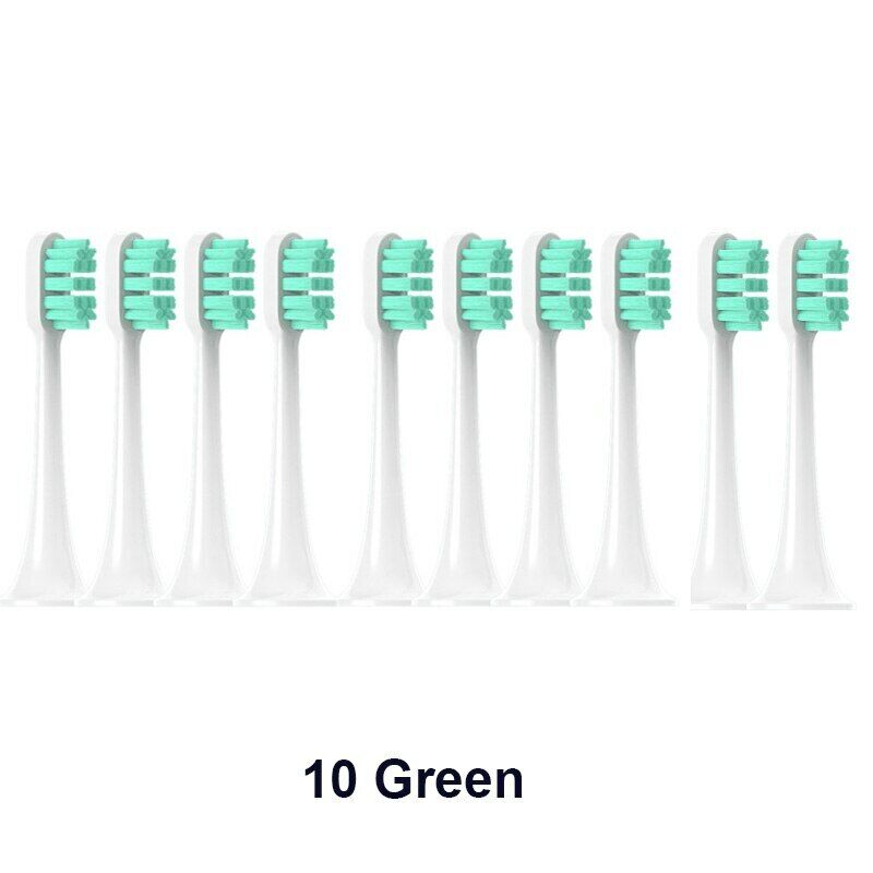 For Mijia Xiaomi T300/500/700 Brush Heads ,10Pack