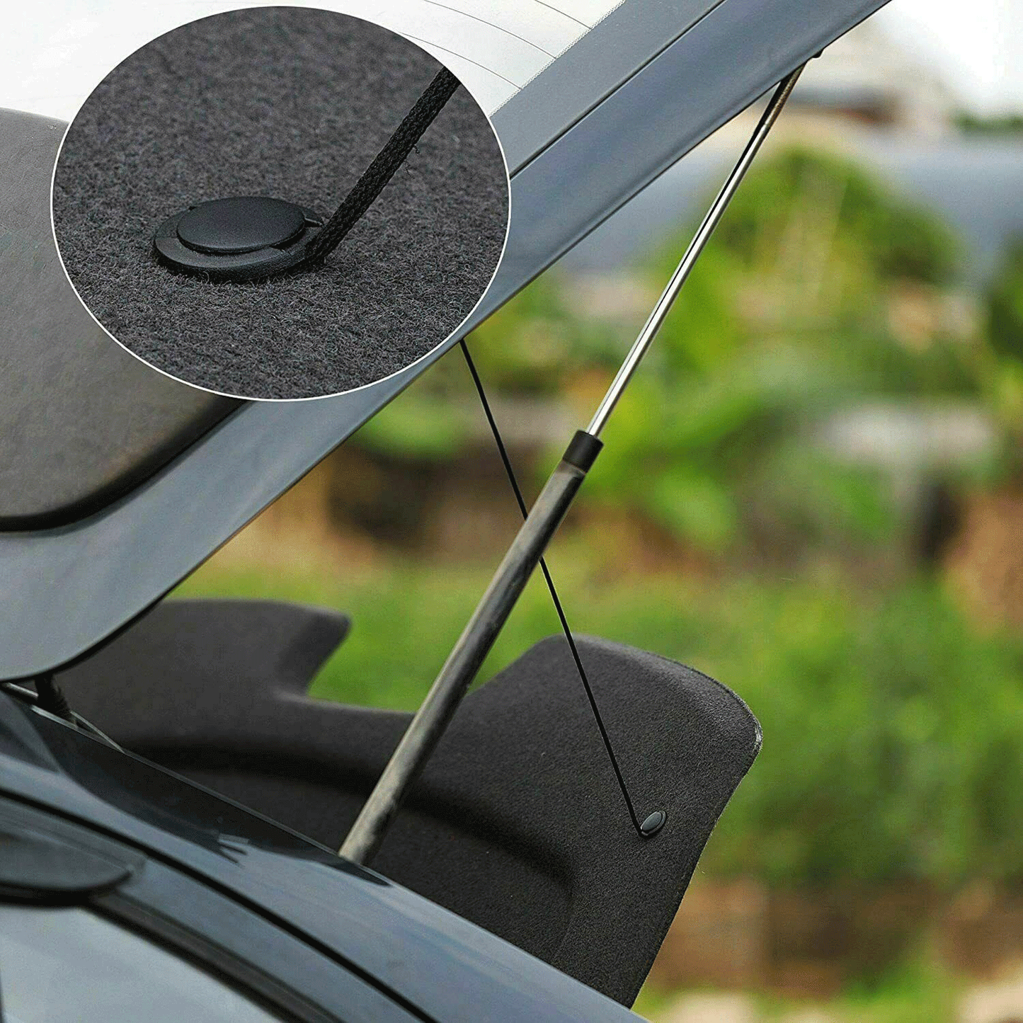 120PCS 8mm Bumper Clips Retainer Auto Car Plastic Rivets Fastener Fender Push