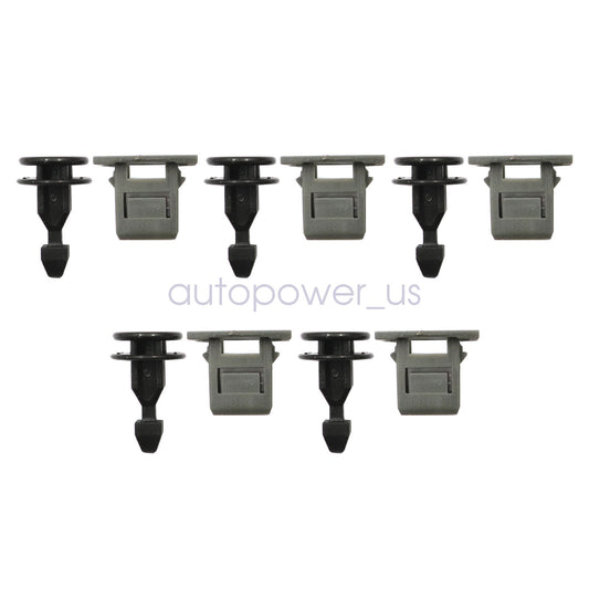 5 Sets For Honda 91547-TZ5-A02 Car Striker Engine Bulkhead Cover Retainer Clips
