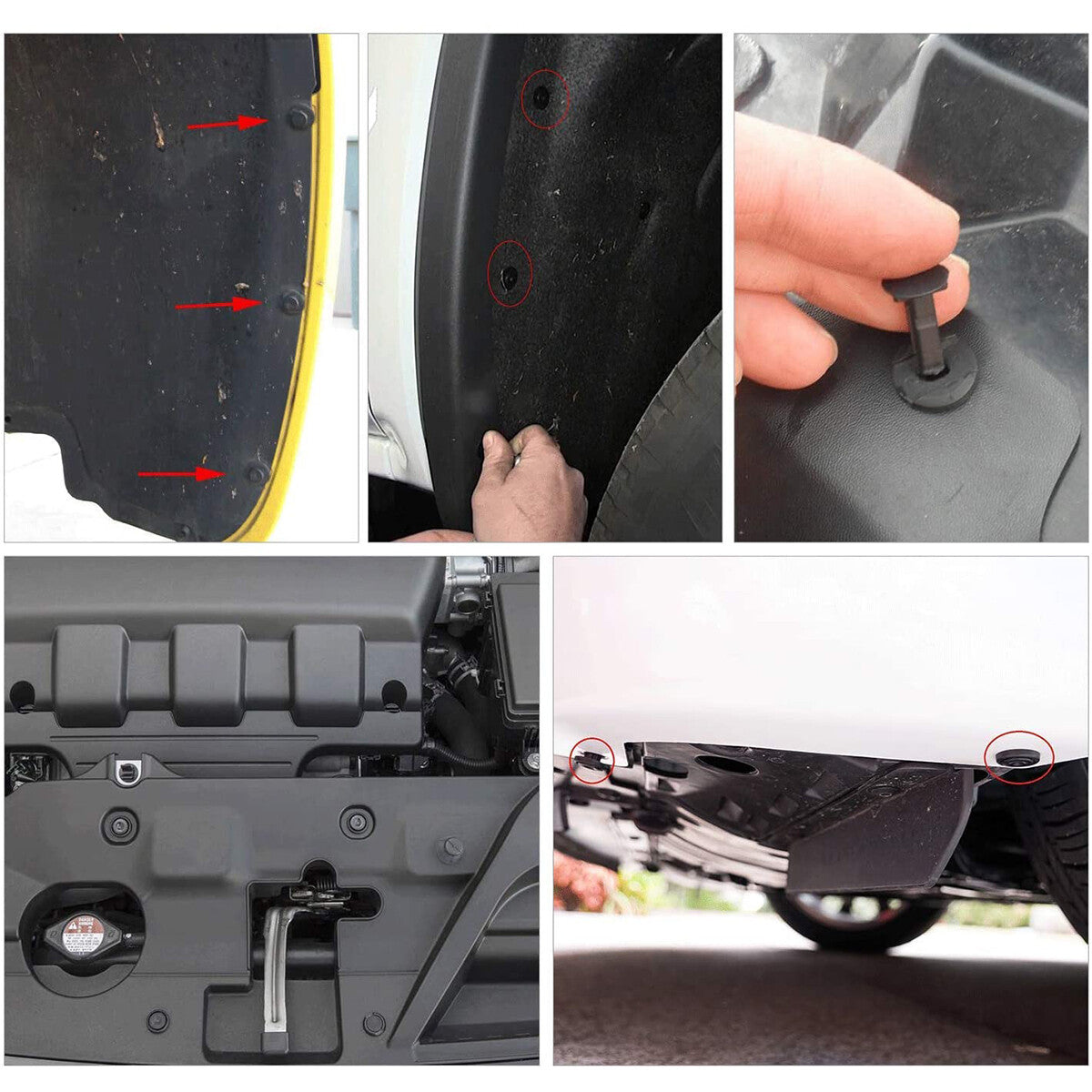 240pcs Auto Car Bumper Retainer Clips Kit Fastener Remover Push Pin Rivet Screw