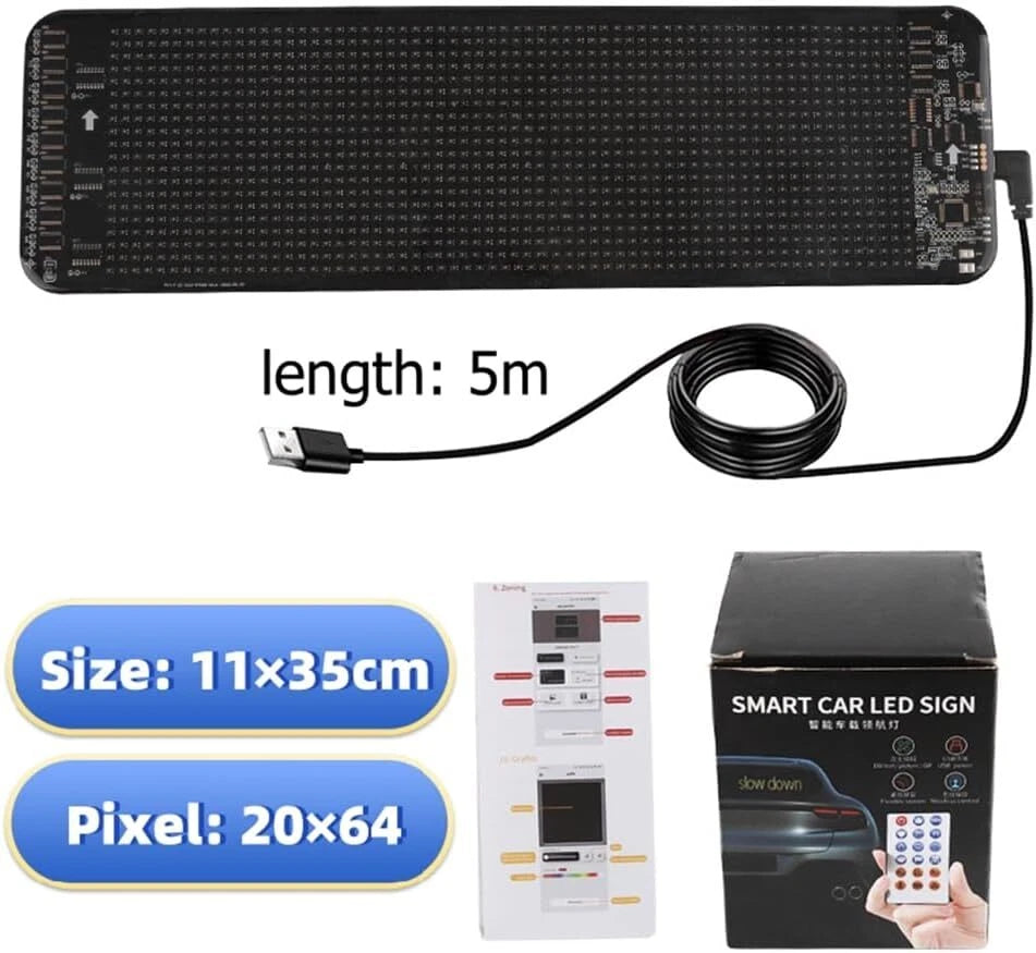 2PCS Truck-Specific Devil's Eye LED-Screen Car Eye Light Truck Dynamic LED Light