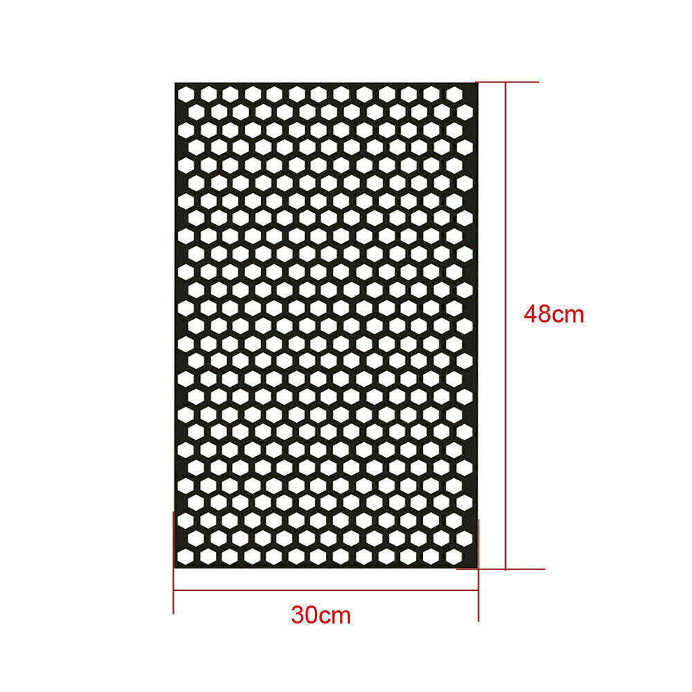 2x Car Rear Tail Light Cover Black Honeycomb Sticker Tail-lamp Decal Accessories