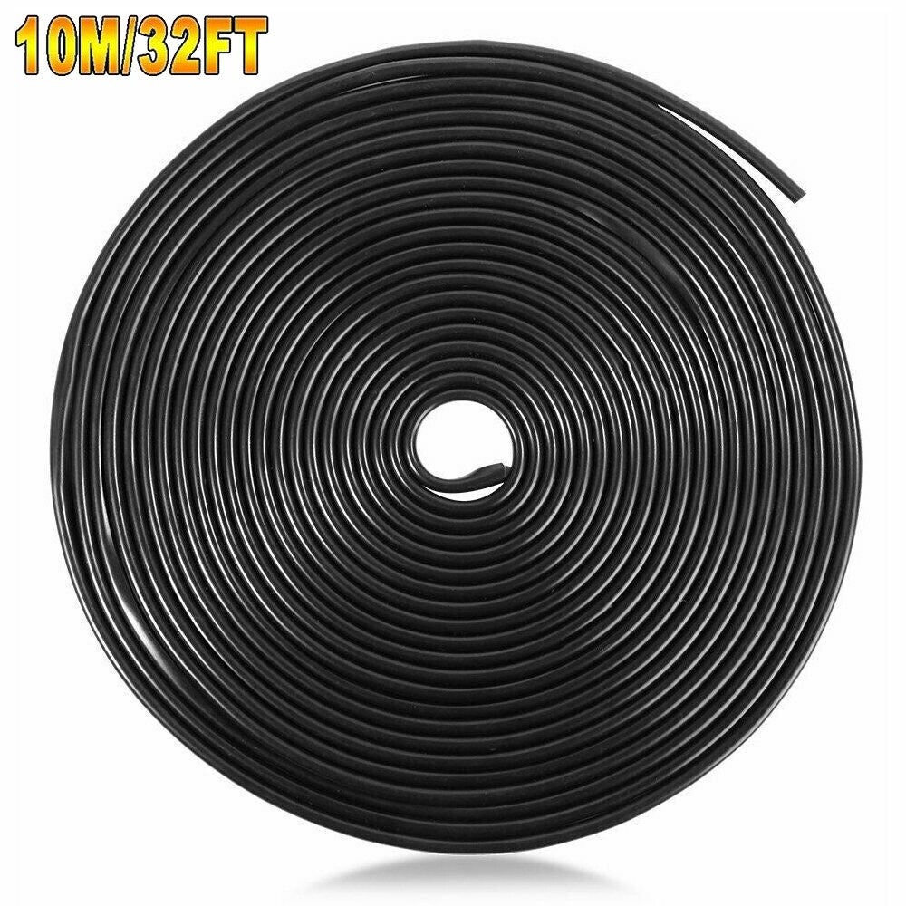 32ft U-Shape Car Door Edge Guard Molding Trim Rubber Edge Strip Seal Protector