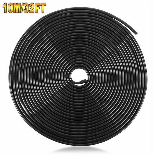 32ft U-Shape Car Door Edge Guard Molding Trim Rubber Edge Strip Seal Protector
