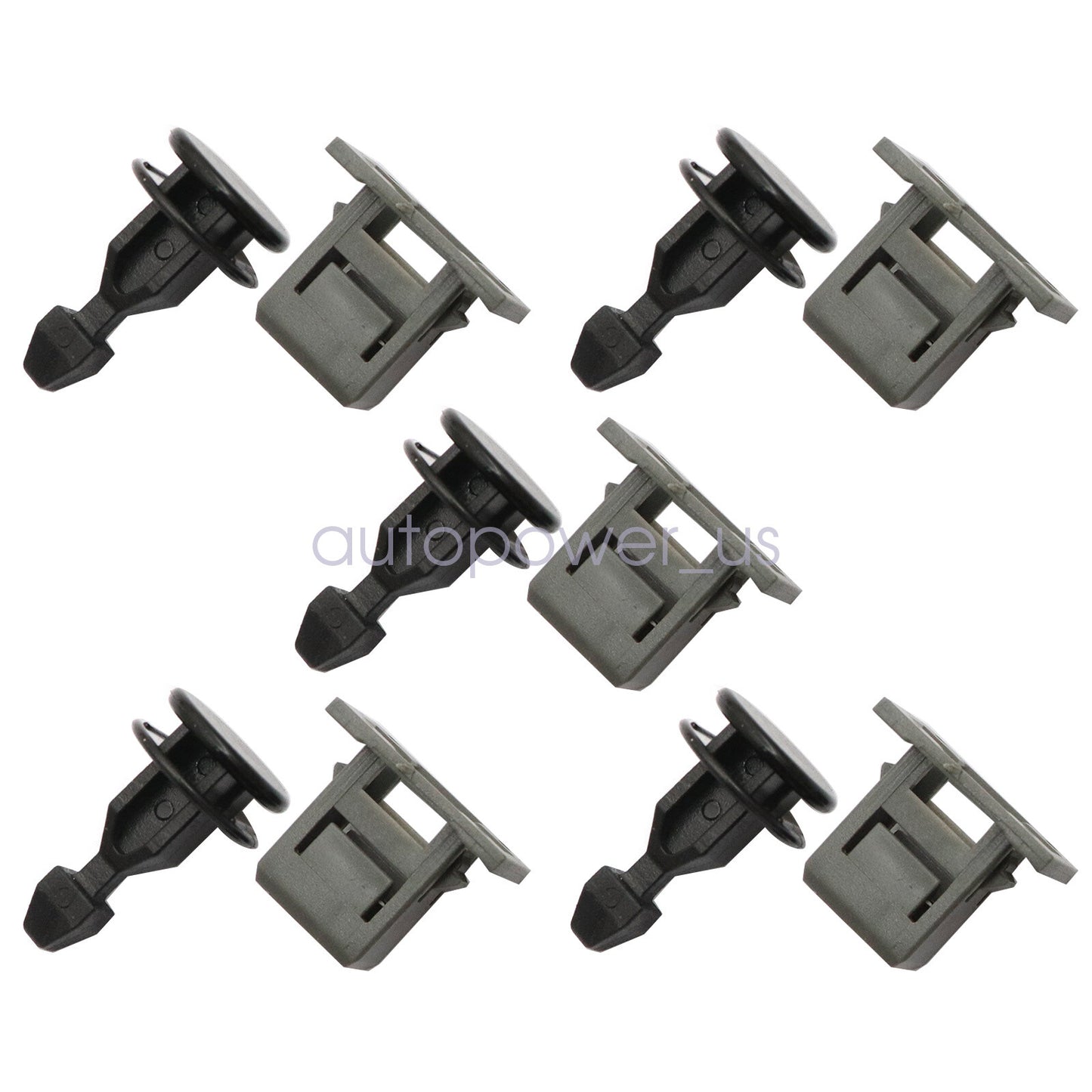 5 Sets For Honda 91547-TZ5-A02 Car Striker Engine Bulkhead Cover Retainer Clips