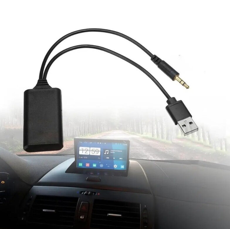 Wireless Bluetooth AUX Audio Receiver Adapter Car Interior Accessories Universal