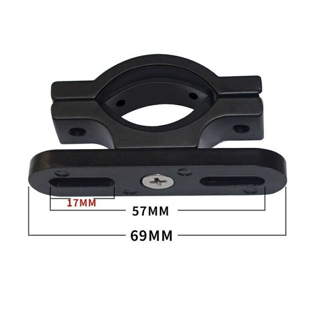 1PCS 360° Rotate Car Side Mirror Camera Mounting Bracket Spotlight Frame Black