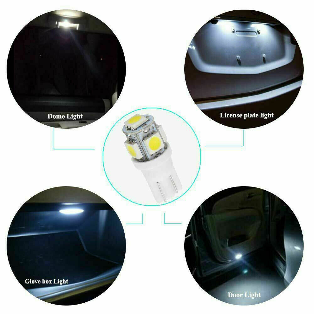 20pcs LED Interior Lights Bulbs Kit 6000K Car Trunk Dome License Plate Xsqkzyfkp