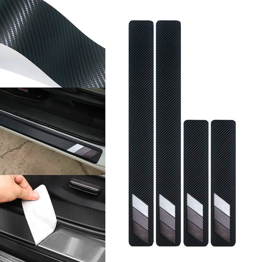 4PCS Car Door Sill Scuff Cover Anti Scratch Sticker Accessories For Toyota RAV4