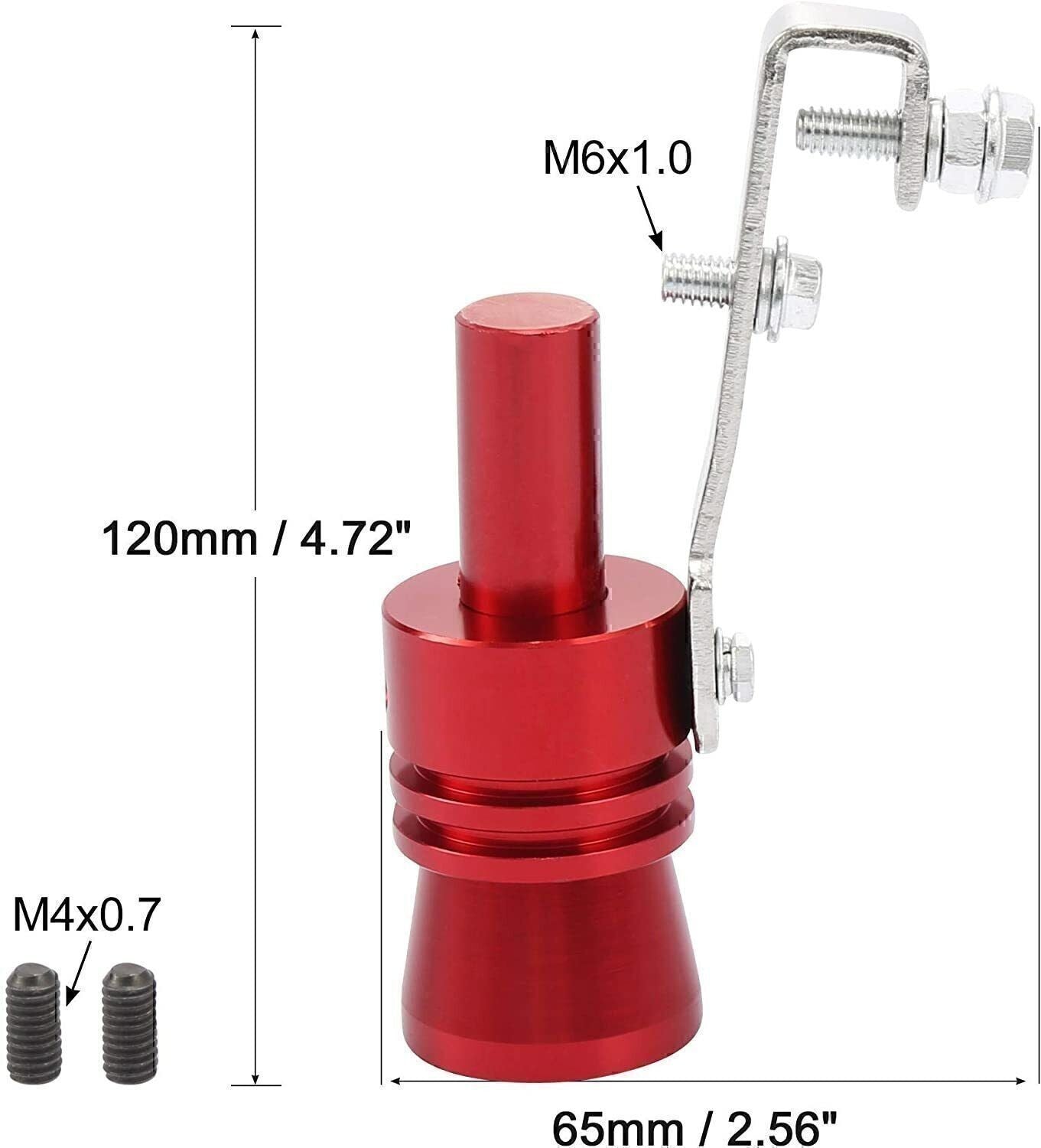 Aluminum Blow Off Valve Noise Turbo Sound Whistle Muffler Tips Car Accessories