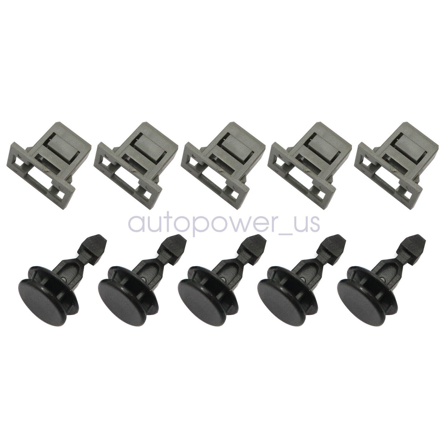 5 Sets For Honda 91547-TZ5-A02 Car Striker Engine Bulkhead Cover Retainer Clips