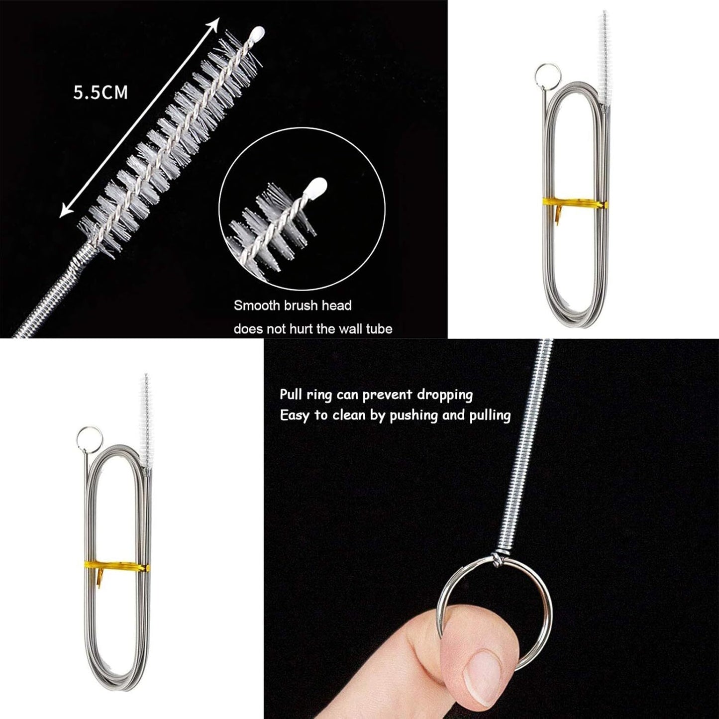 150CM Flexible Car Drain Dredge Sunroof Cleaning Scrub Brush Tool Accessories