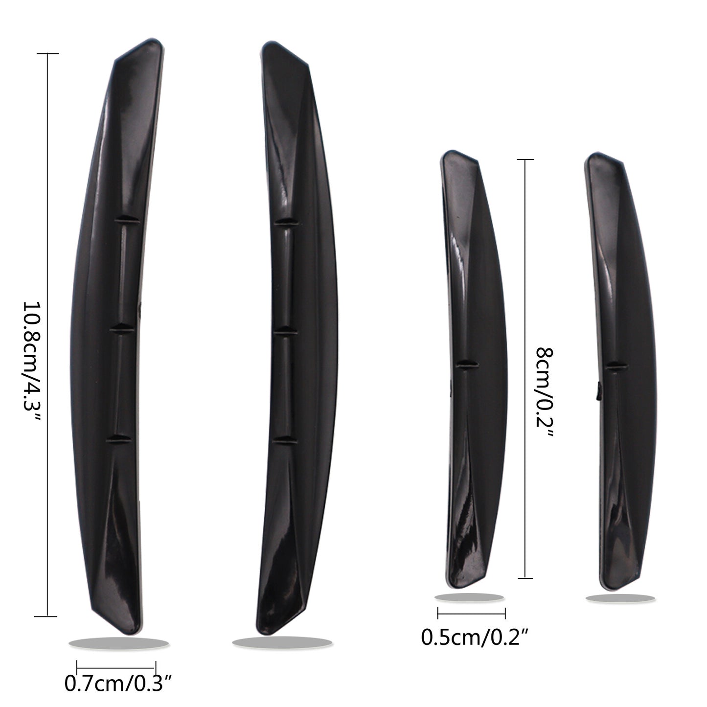 Car Door Edge Guard Protector Anti-Scratch Guard Moulding Strip Accessories 4PCS