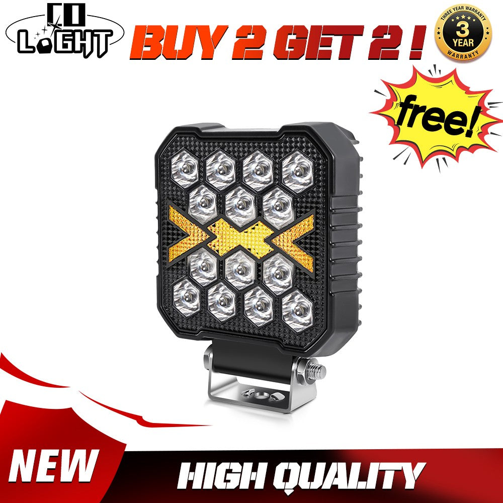 12V LED Work Light Bar Flood Spot Light Driving Lamp Offroad Car Truck SUV 4WD