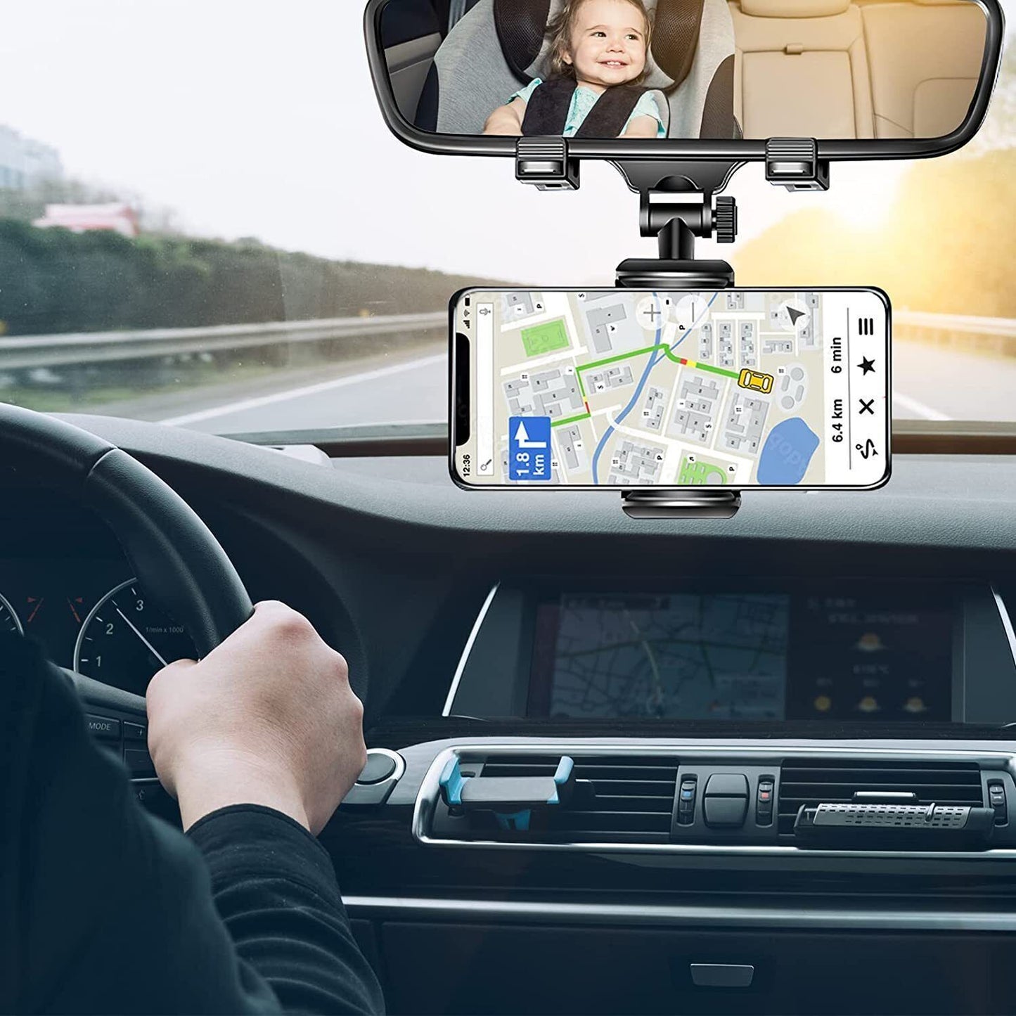 360° Rotatable Car Phone Mount Holder Car Accessories Universal For Cell Phone