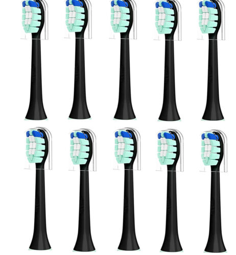 For Philips HX3 / HX6 / HX8 / HX9 Toothbrush Heads,10 Pack